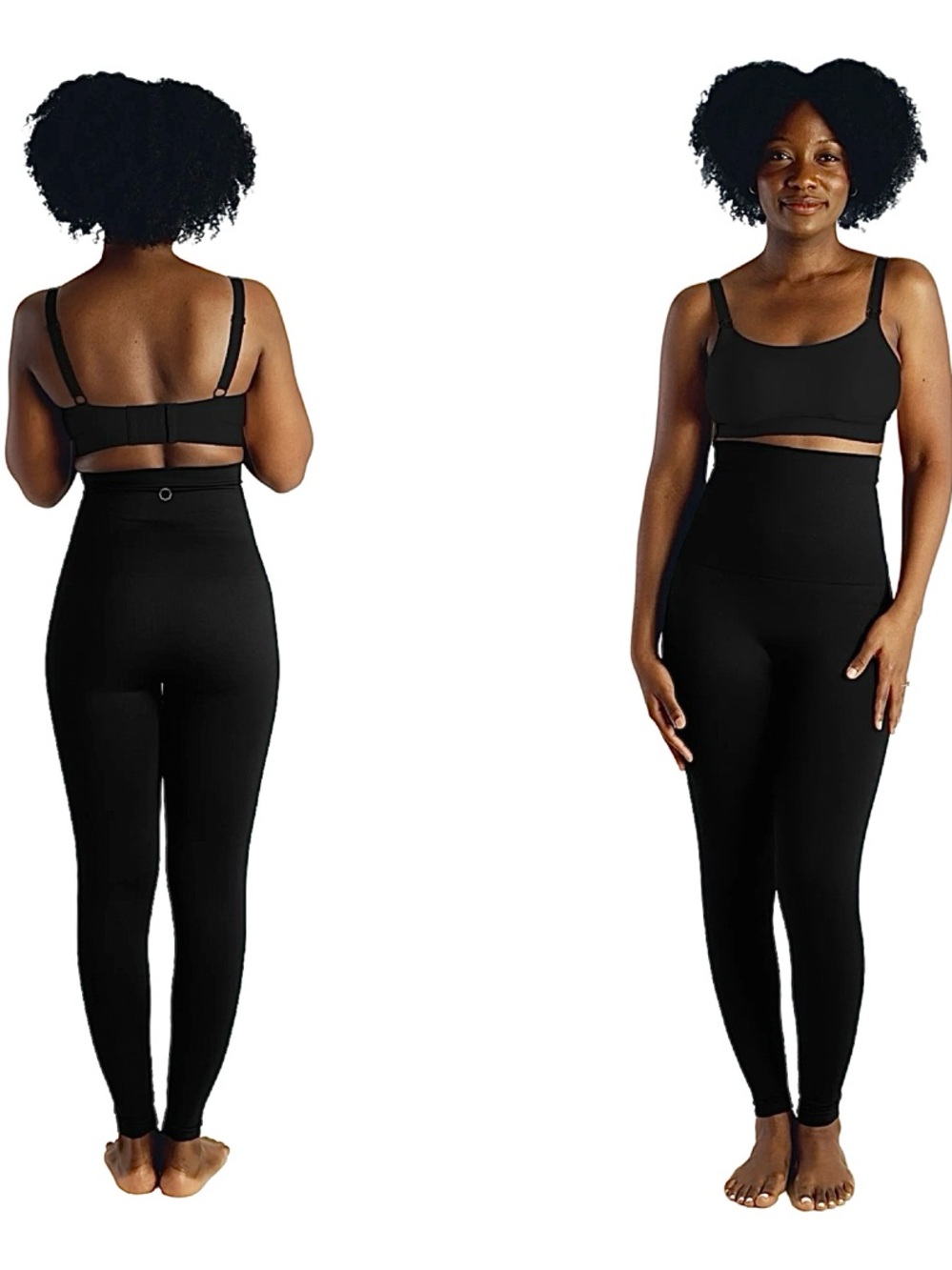 Belly Bandit Mother Tucker Postpartum Compression Black Leggings High Waist S - Picture 3 of 16